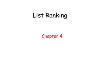 Efficient Algorithm for Ranking Items in a Linked List