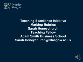 Principles of Assessment and Feedback for Effective Learning
