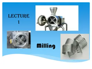 Introduction to Milling: Mechanical Process for Reducing Particle Size