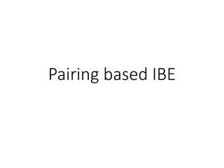 Pairing-Based Identity-Based Encryption (IBE)