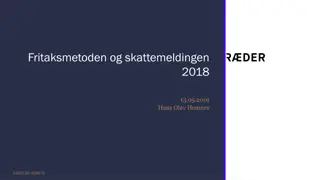 Fritaksmetoden and Skattemeldingen 2018-2019 for Norwegian AS Companies
