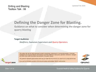 Defining the Danger Zone for Quarry Blasting