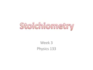 Stoichiometry in Chemistry