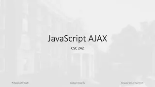 JavaScript AJAX