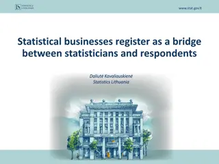 Statistical Business Register: Connecting Statisticians and Respondents in Lithuania