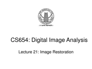 Image Restoration in Digital Image Analysis