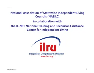 SILC Duties and Responsibilities in the Independent Living Network