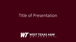 Engaging Presentation Designs for Effective Communication