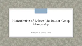 Exploring Humanization of Robots Through Group Membership