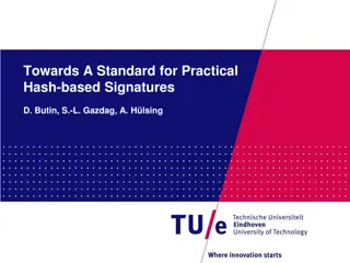 Practical Challenges and Innovations in Hash-based Signature Schemes