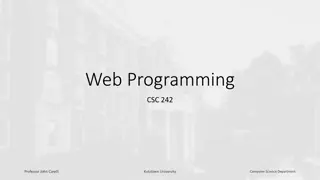 Introduction to Event Handling in Web Programming