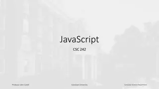JavaScript Basics and Usage in Web Development