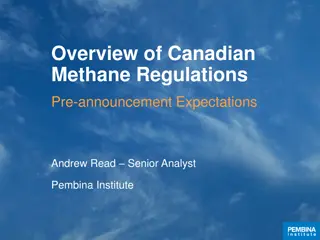 Canadian Methane Regulations Overview and Implementation Details