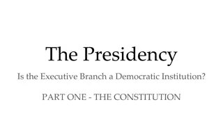 The Democratic Presidency