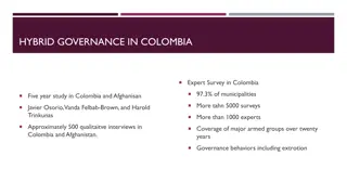 Hybrid Governance and Crime in Colombia