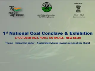 Indian Coal Sector: Sustainable Mining towards Atmanirbhar Bharat - National Coal Conclave & Exhibition