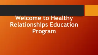 Healthy Relationships Education Program Policies and Expectations