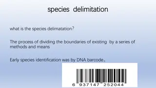 Species Delimitation Methods: BFD and Model Comparison