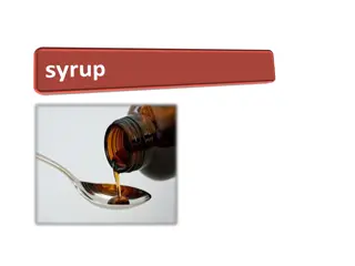 Secrets of Syrup Formulations: Sugar-Based vs. Sugar-Free, Storage Tips