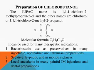 Preparation of Chlorobutanol: Synthesis and Applications