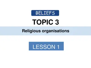 New Religious Movements: Features and Classification