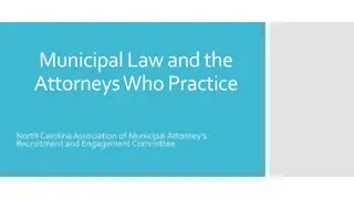 Municipal Law and Attorneys in North Carolina