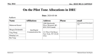 Investigating Pilot Tone Allocations in IEEE 802.11-24 for Phase Tracking Optimization