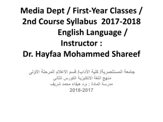 Possessive Pronouns and Subject-Verb Agreement in English Language Syllabus