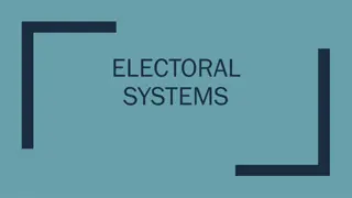 Electoral Systems: First Past Post vs Proportional Representation
