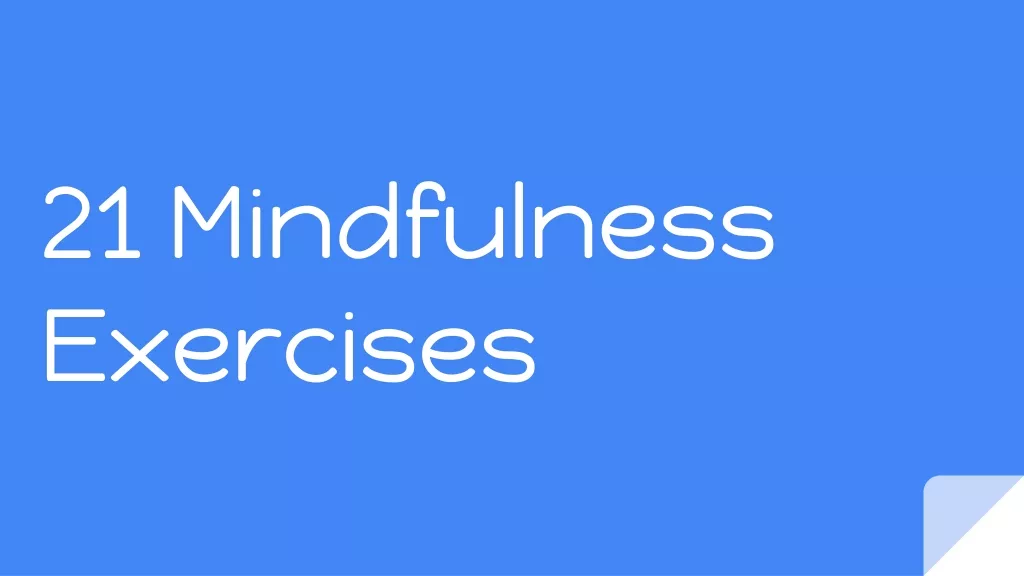 Mindfulness Exercises for Relaxation and Focus