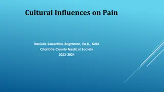 Influences of Culture on Pain Perception and Management