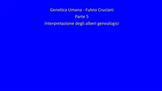 Interpretation of Genealogical Trees in Human Genetics