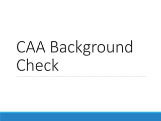 Background Check Process and Requirements for CAA Sports