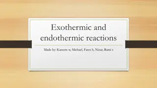 Exothermic and Endothermic Reactions: Alkali Metals and Water