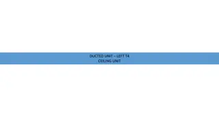 Detailed Overview of Ducted Unit Left T4 Ceiling Unit Options