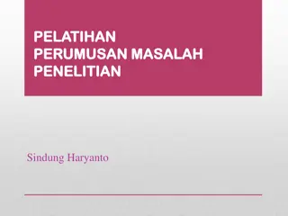 Research Methods and Proposal Guidelines