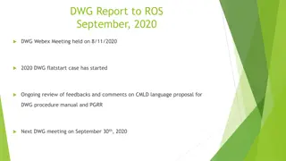 Dynamic Grid Modeling Considerations for DWG