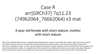 Genomic Assessment of CNV.R in Short Stature Patient and Mother