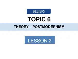 Postmodernism and Its Impact on Religion