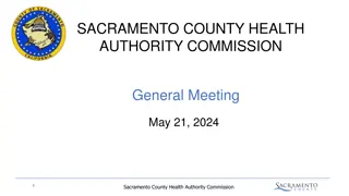 Health Authority Commission Meeting Highlights - Sacramento County 2024
