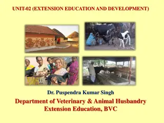Extension Education and Development: Principles, Types, and Key Points