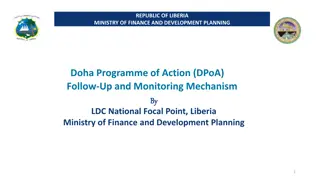 Mainstreaming IPOA into Liberia National Development Plan
