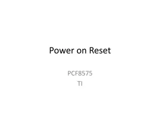 Power-on Reset Cycle in PCF8575TI