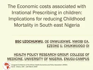 Economic Costs of Irrational Prescribing in Children in South-east Nigeria