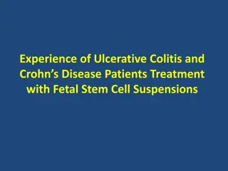 Stem Cell Treatment for Ulcerative Colitis and Crohn's Disease Patients