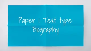 Biographies: Key Elements and Structure Revealed