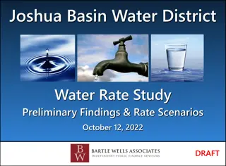 Joshua Basin Water District: Rate Study & Financial Challenges