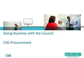 Council CSG Procurement & Supplier Relations in Barnet