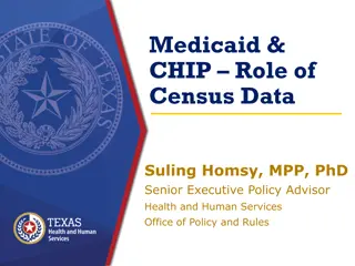 Role of Census Data in Medicaid and CHIP Programs