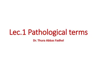 Pathological Terms and Procedures in Medicine